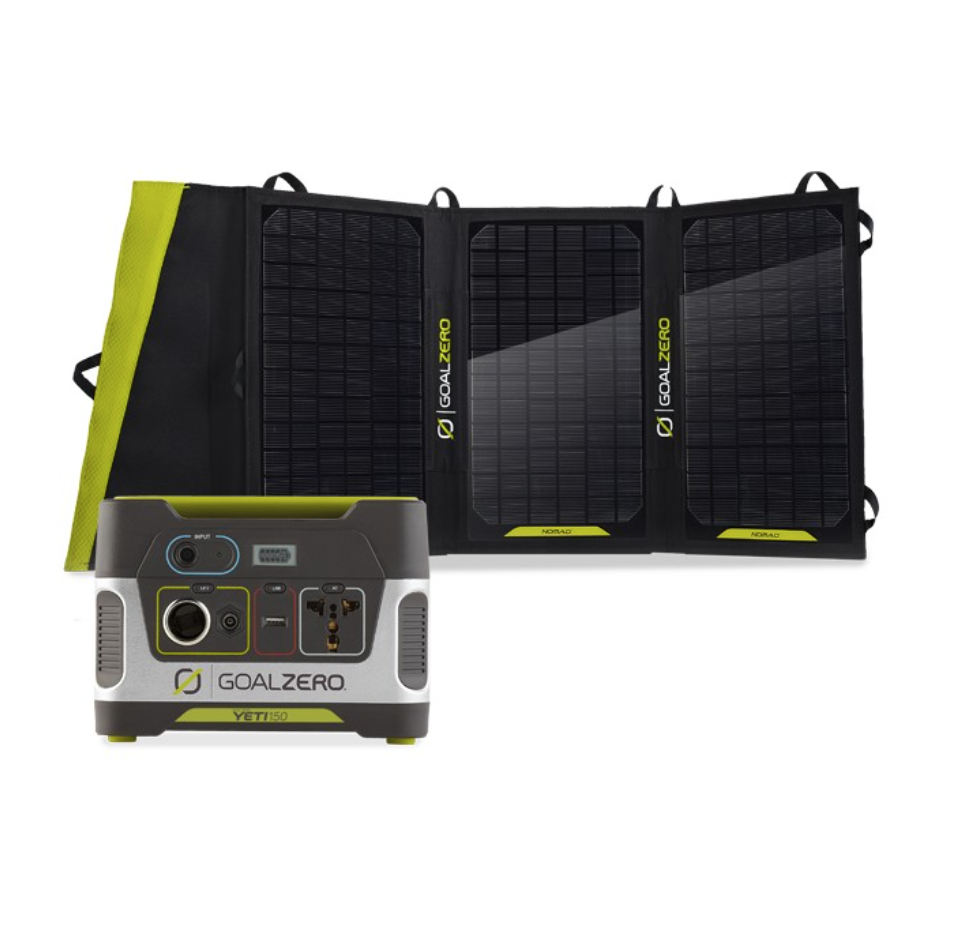 Kit Yeti 150 Nomade 20 Goal Zero solutions completes Goal zero