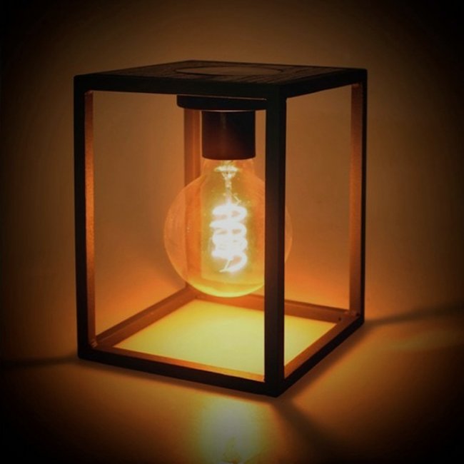 Photophore Solaire Design Ampoule Filament 40 Lumens