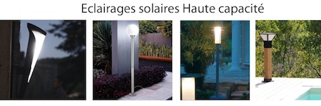 eclairage solaire haute capacité lampe 