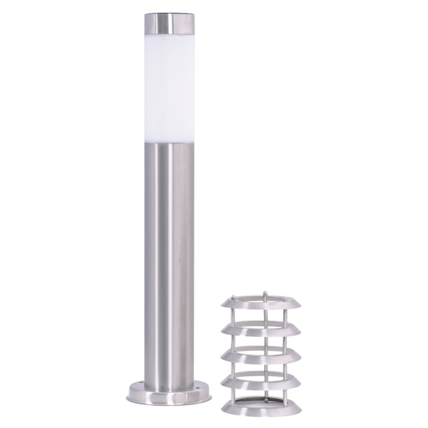 lampe solaire inox