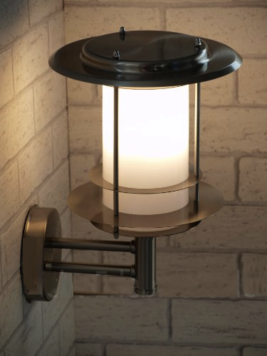 lampe solaire inox 8 leds