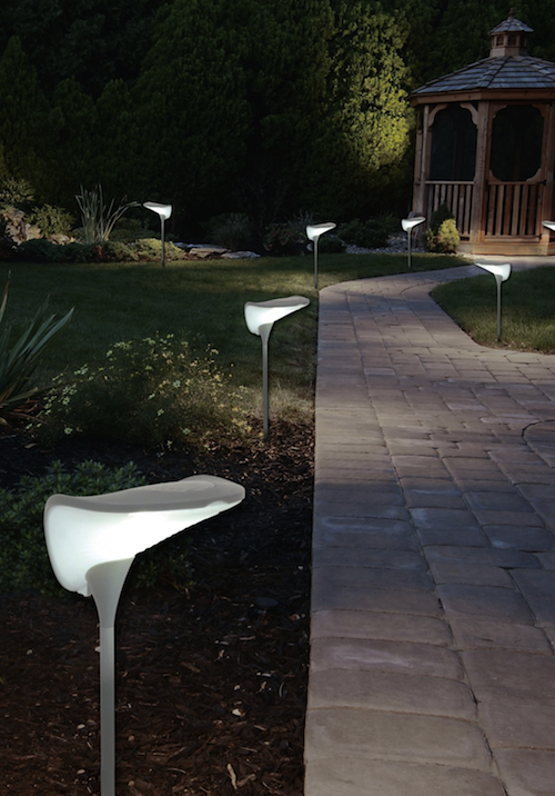 lampe solaire jardin design