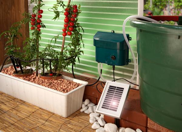 Kit D'irrigation Goutte à Goutte Solaire Automatique - Système Pour 30 Pots, Avec Minuterie Et Alarme