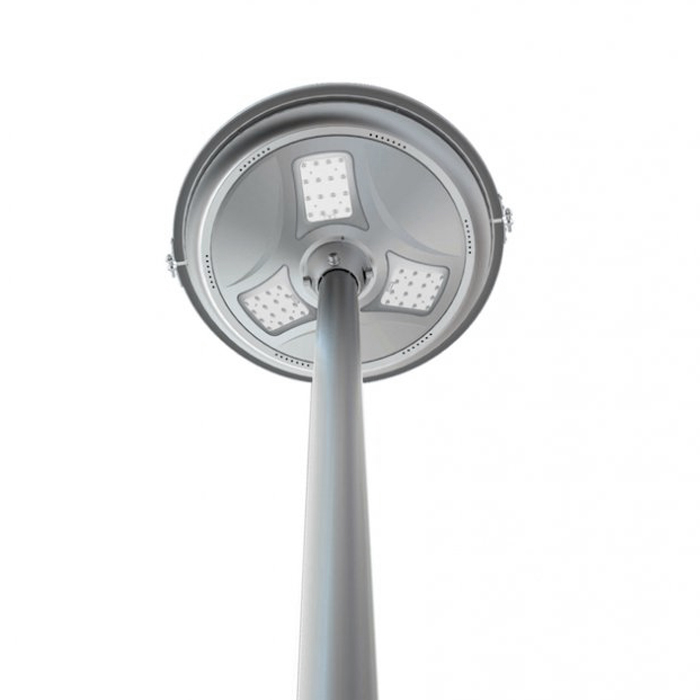 Lampadaire solaire Led Alto 3000 Inox - Hauteur 2m