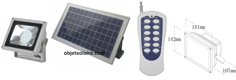 lampe solaire telecommande