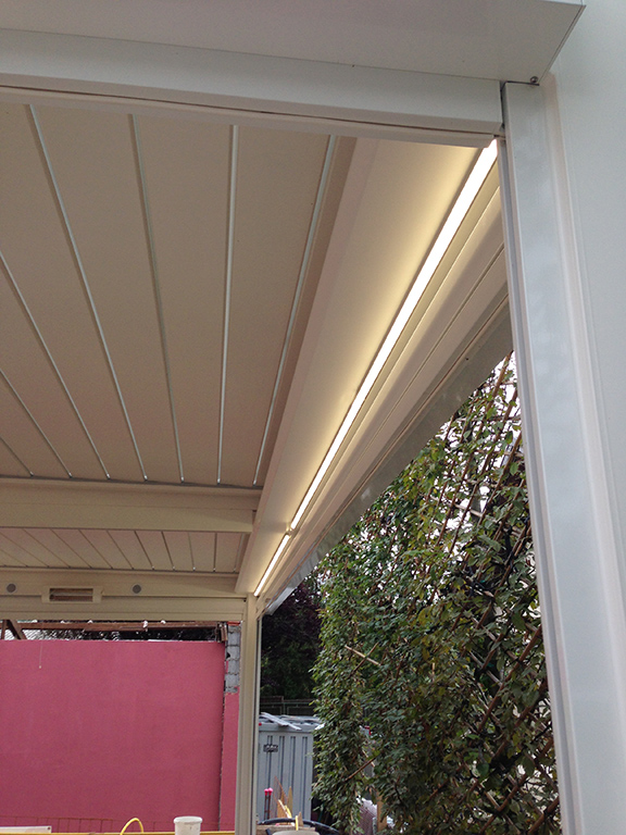 Kit Profilé aluminium Led Exterieur IP 65 Pergola 4 Mètres 1920 Lumens