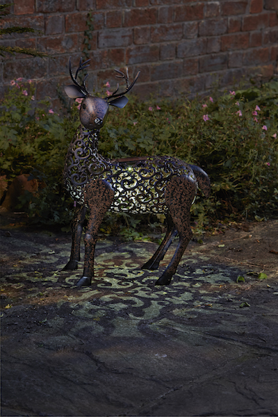 Animal solaire cerf lumineux objetsolaire