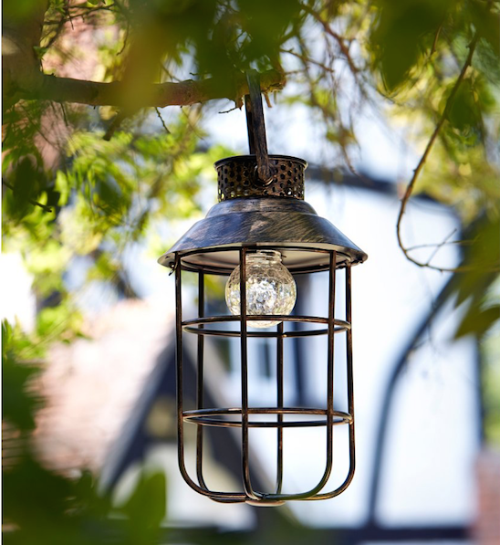lampe solaire jardin a suspendre