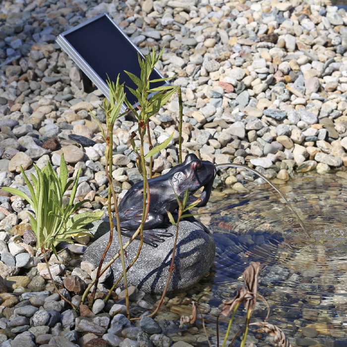 Fontaine Pompe Solaire Flottante Lily 1 - Fontaines Solaires