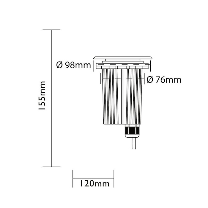 Spot Encastrable Led Inox 12v Darwin 305 Lumens -basse tension