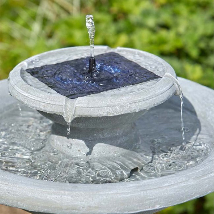 Fontaine Solaire Bain d'oiseaux Enfants Seau Basculant- Fontaines Solaires