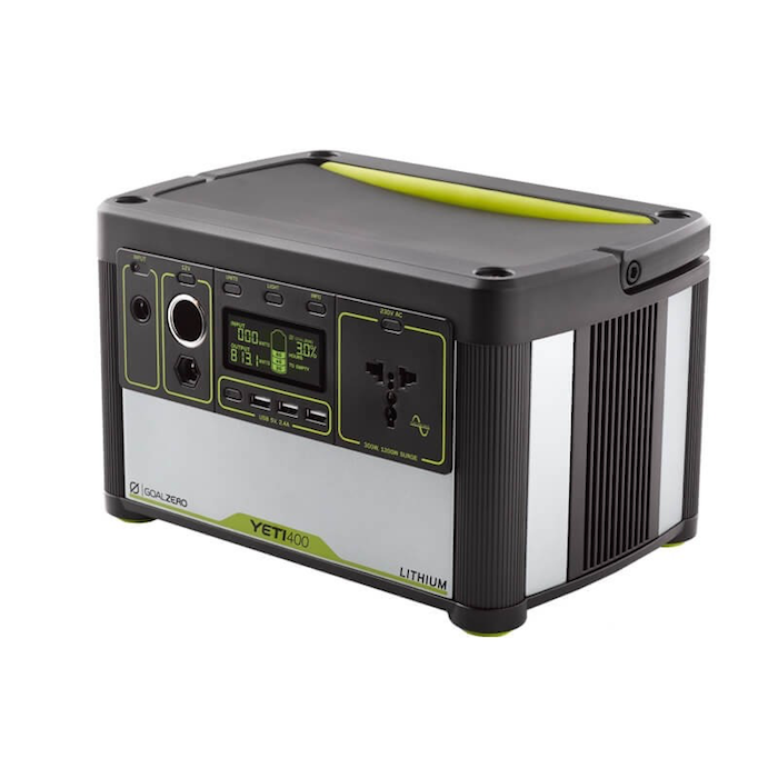 Batterie solaire Yeti 400 Lithium Goal Zero batterie solaire portable goal 0 Objetsolaire