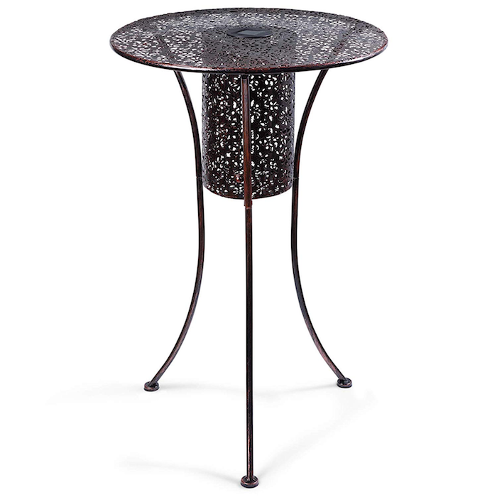 Table Solaire Guéridon Lumineuse Décoration Jardin solaire Objetsolaire