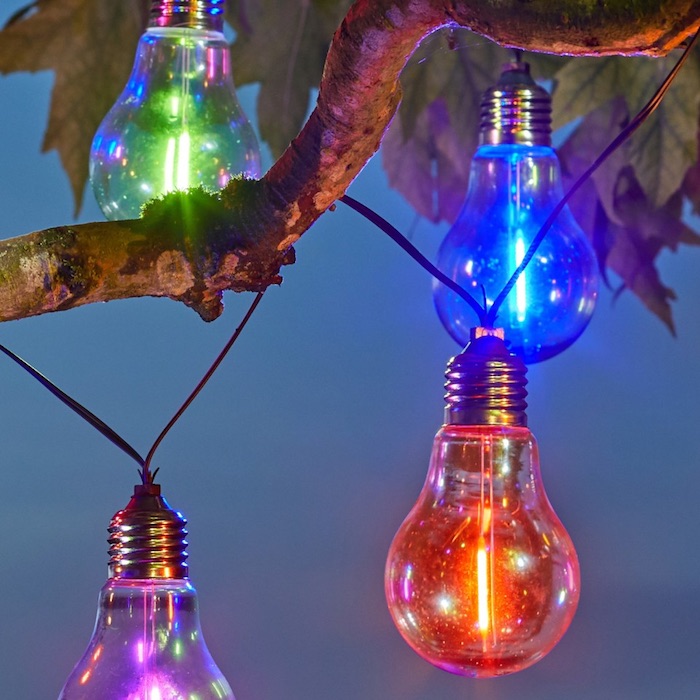 Guirlande lumineuse LED lampe solaire d'extérieur décoration de