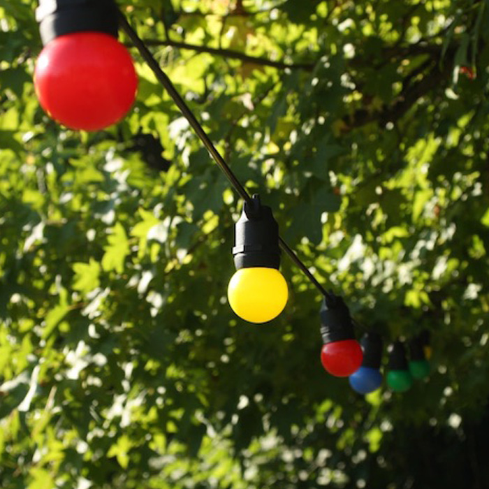 Guirlande Solaire Usb Festive Multicolore Color-One - Guirlandes