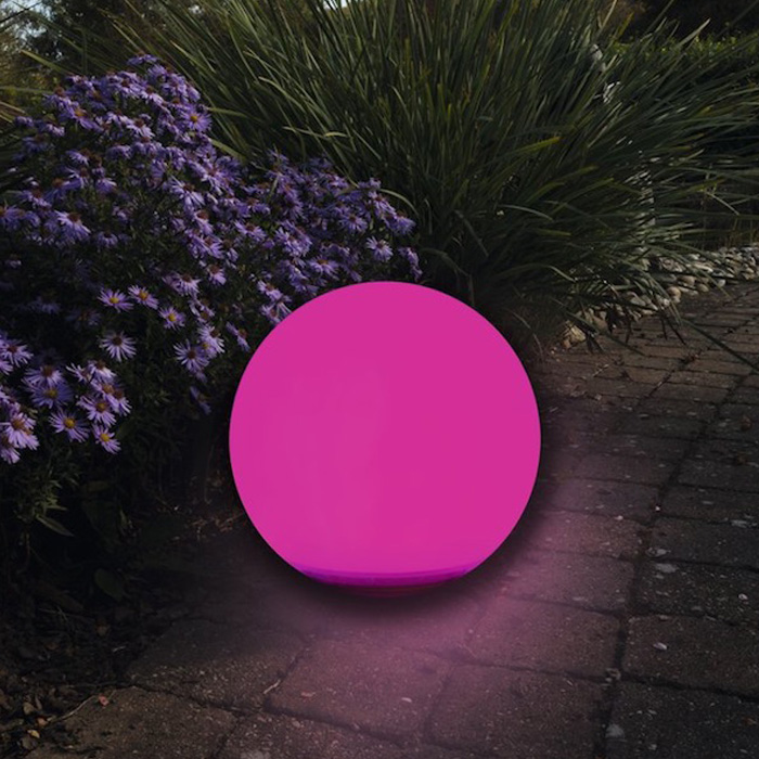 Boule Solaire RGB 30 cm Flottante IP67 Globo- Boule Globe Solaire Etanche
