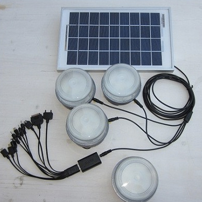 Kit Eclairage Solaire 4 Lampes Solt 320 Lumens - Kit eclairage solaire