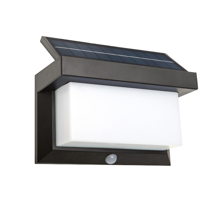 Applique Solaire Puissante Détecteur 170 Lumens Aluminium Fione 3000°K -  Solaire