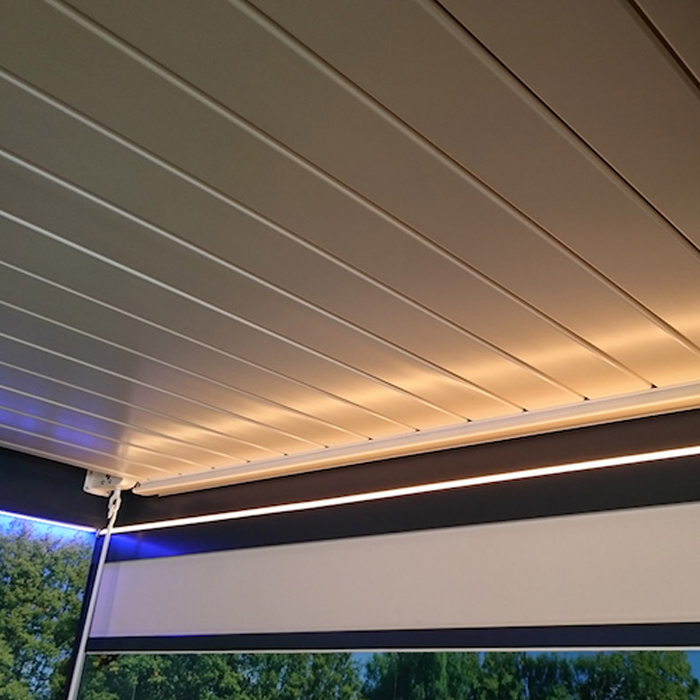 Kit Profilé Aluminium Led Extérieur IP 65 Pergola 3 Mètres 1440 lumens