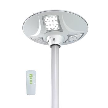 Lampadaire Solaire 2000 Lumens Télécommande ZS-LR12-N1