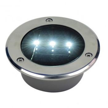 Spot Solaire Encastrable Puissant IP68 Inox Sol ZS-SB01