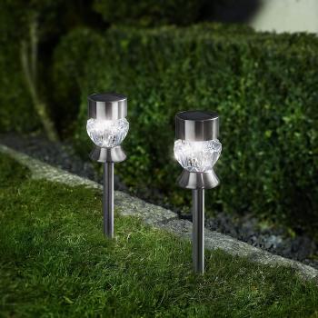 Lampe Solaire Inox Tuscany Couleurs Changeantes 