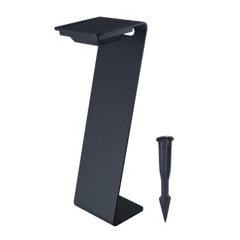 Borne Solaire Puissante Zain Hybride Détecteur 230 Lumens Aluminium 500mm 3000°K