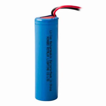 Pile Solaire Accumulateur rechargeable Lithium Li-ion 3,7v 2200 Mah connecteur
