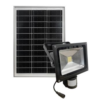 Projecteur Solaire D&eacute;tecteur 20 W Led 2000 Lumens ZS-21 Multi-Rechargement