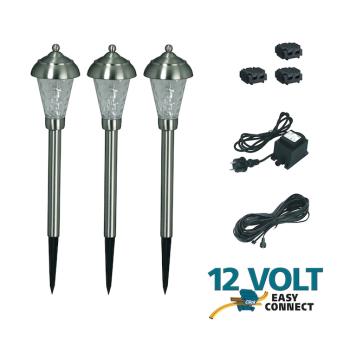 Kit Complet 3 Balises Nantes 12v Basse Tension Transfo Easy Connect