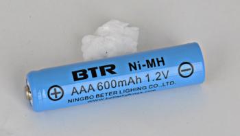 Piles rechargeables Ni-mh BT AAA 600Mah 1,2 VOLTS Pack de 2 