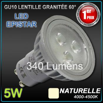 Ampoule LED GU10 EPISTAR 5W