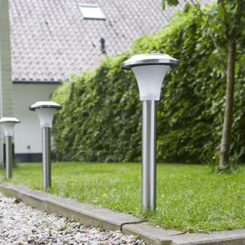 Balise Solaire Led de Jardin Calais Verre 50 Lumens