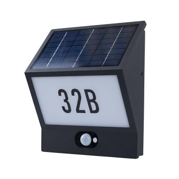 Applique Solaire Puissante 210 Lumens Numéro de Maison Andrée