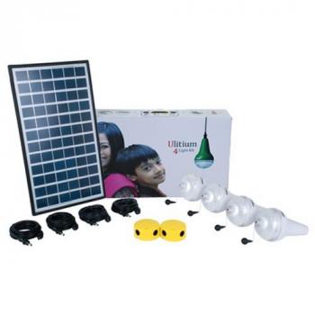 Kit Eclairage Solaire Ulitium 4 Lampes 960 Lumens