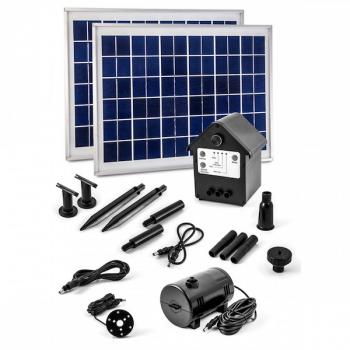 Kit pompe solaire bassin ou fontaine Genova 1700L-35W