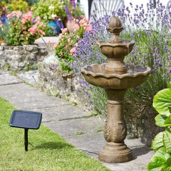 Fontaine solaire Lily Fountain, flottante