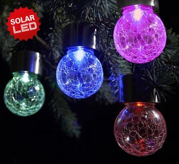 Lampe boule solaire couleur changeante - Cdiscount