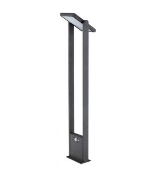 Borne Solaire Puissante Pop 150 Lumens Détecteur Anthracite Aluminium 1M 4000°K