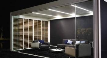 Kit Profil&eacute; Aluminium Led Exterieur IP 67 Pergola Variateur Radio 2 X 2 M&egrave;tres 4000 Lumens