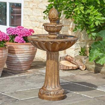 Fontaine Exterieure De Jardin Solaire Cascade, Fontaine Solaire Pour Bassin,  Fontaine à Oiseaux Electrique Abreuvoir Oiseaux, Bains Pour Oiseaux  Sauvages, Pompe Bassin Solaire Terrasse Diy Décoration : : Jardin