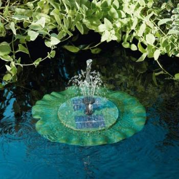 4W Fontaine Solaire Exterieure De Jardin, Pompe De Fontaine Solaire pour  Bassin à Poisson Abreuvoir Oiseaux, Pompe Solaire Fontaine A Eau Electrique  pour Bassin Exterieur avec Batterie LED Lumineuse : : Jardin