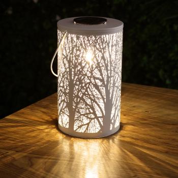 Lampe Solaire de Table Métal Ampoule Edisun Forêt 