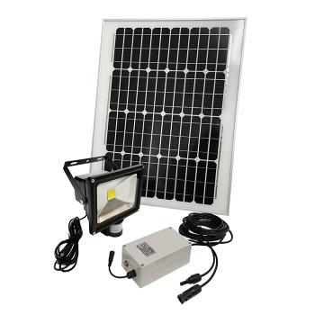 Projecteur Solaire Puissant Détecteur 20W Led 2000 lumens ZS-20
