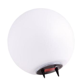 Boule Solaire de Jardin 2 Led Osram 300mm