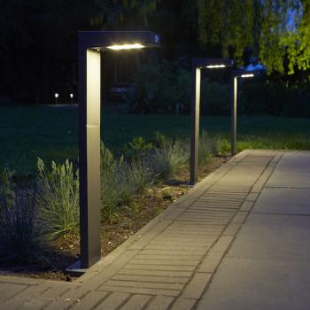 Borne Solaire Puissante Détecteur Alberta 100 Lumens