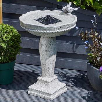 Fontaine solaire - Décorez votre jardin avec élégance