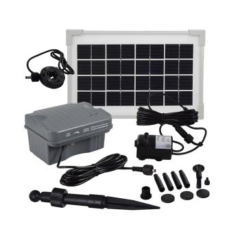 Kit solaire photovoltaique 12v 5 Wc + batterie 2,4Ah - chargeur USB