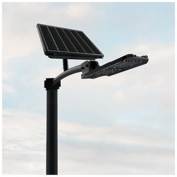 Lampadaire Solaire Puissant Cevo Endurance H 2000 Lumens Détecteur