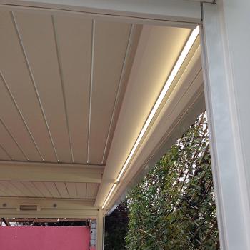 Kit Profilé Aluminium Led Extérieur IP 65 Pergola 3 Mètres 1440 lumens